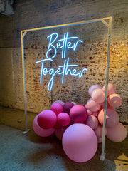 neon party wedding neon light better together